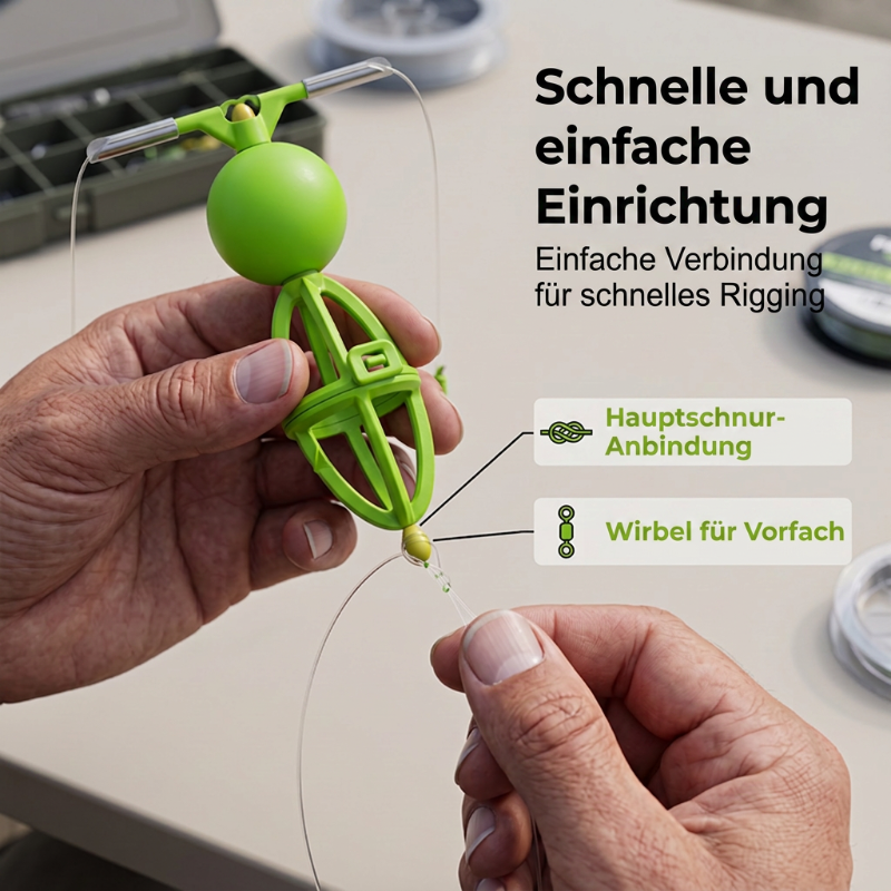 🎣🐟 Bottom-Up Futterkorb-System