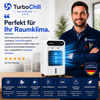 50% RABATT ❄️💧  MiniTurboChill™ Luftkühler
