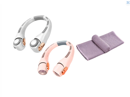 50% RABATT  🌬️☀️ Tragbarer Nackenventilator