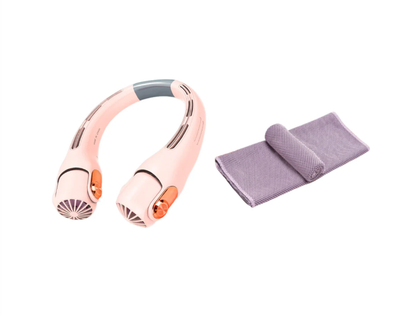 50% RABATT  🌬️☀️ Tragbarer Nackenventilator