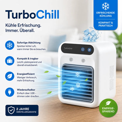 50% RABATT ❄️💧  MiniTurboChill™ Luftkühler