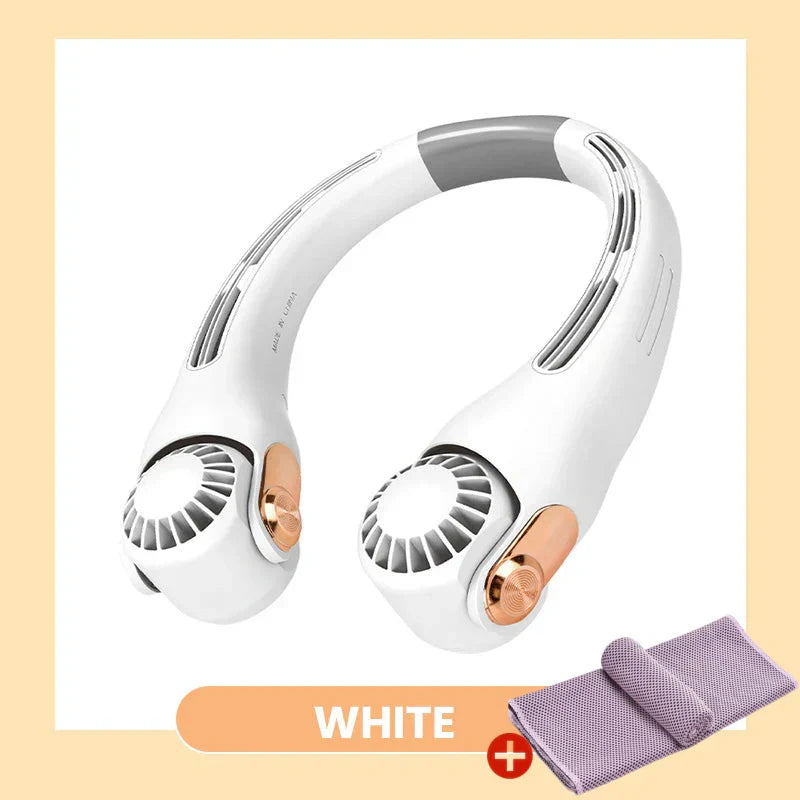 50% RABATT  🌬️☀️ Tragbarer Nackenventilator