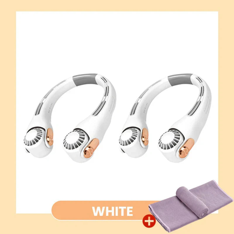 50% RABATT  🌬️☀️ Tragbarer Nackenventilator