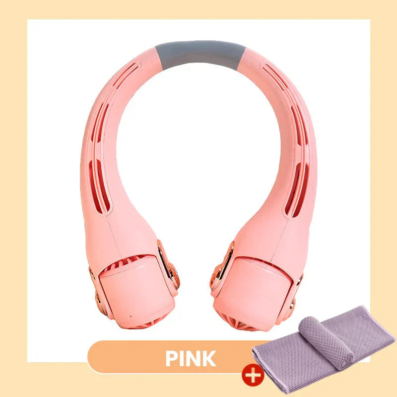 50% RABATT  🌬️☀️ Tragbarer Nackenventilator