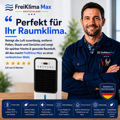 50% RABATT ❄️🔥 FreiKlima Max 2-in-1