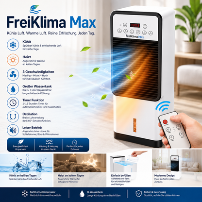 50% RABATT ❄️🔥 FreiKlima Max 2-in-1