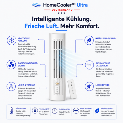 50% RABATT  ❄️🌞 HomeCooler™ Ultra Luftkühler