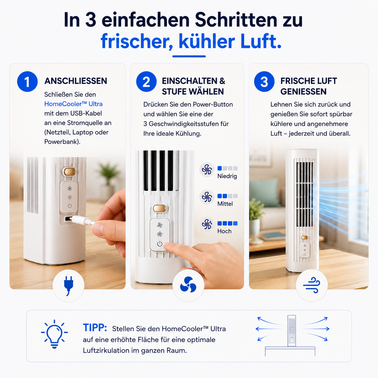 50% RABATT  ❄️🌞 HomeCooler™ Ultra Luftkühler