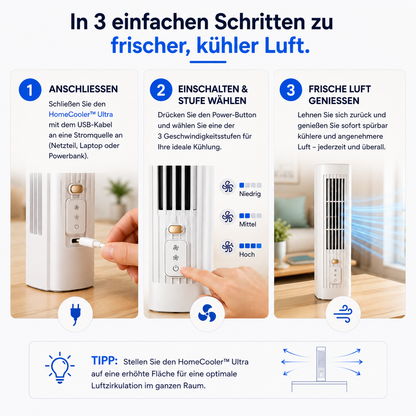 50% RABATT  ❄️🌞 HomeCooler™ Ultra Luftkühler