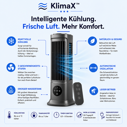 50% RABATT ❄️🌞 KlimaX™ Mini Luftkühler