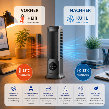 50% RABATT ❄️🌞 KlimaX™ Mini Luftkühler