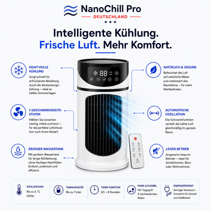50% RABATT ❄️🌞 NanoChill Pro Luftkühler