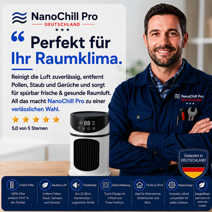 50% RABATT ❄️🌞 NanoChill Pro Luftkühler
