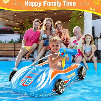 50% RABATT 🚗💦 Rennwagen Pool-Schwimmring