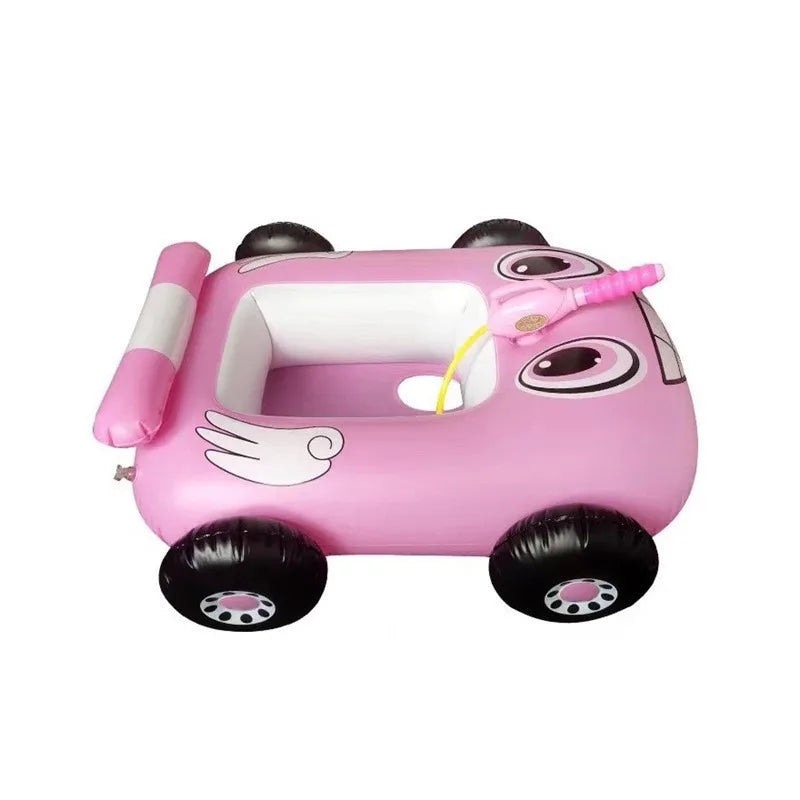 50% RABATT 🚗💦 Aufblasbarer Rennwagen-Schwimmring