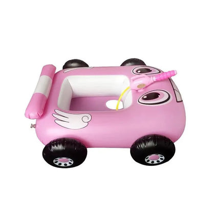 50% RABATT 🚗💦 Aufblasbarer Rennwagen-Schwimmring