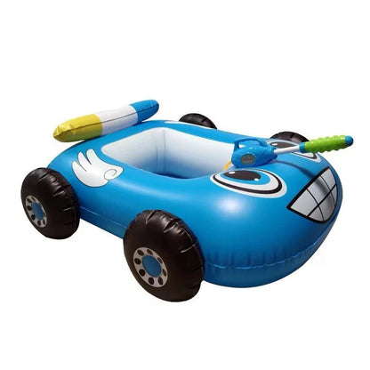 50% RABATT 🚗💦 Aufblasbarer Rennwagen-Schwimmring