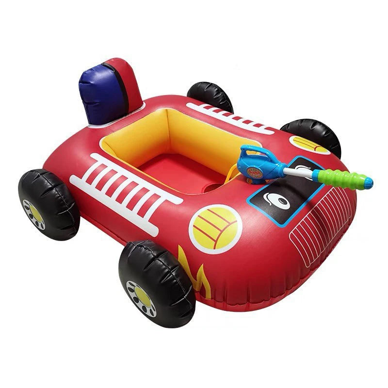 50% RABATT 🚗💦 Aufblasbarer Rennwagen-Schwimmring