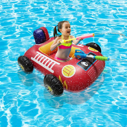 50% RABATT 🚗💦 Aufblasbarer Rennwagen-Schwimmring
