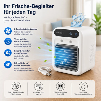 50% RABATT ❄️💧  MiniTurboChill™ Luftkühler