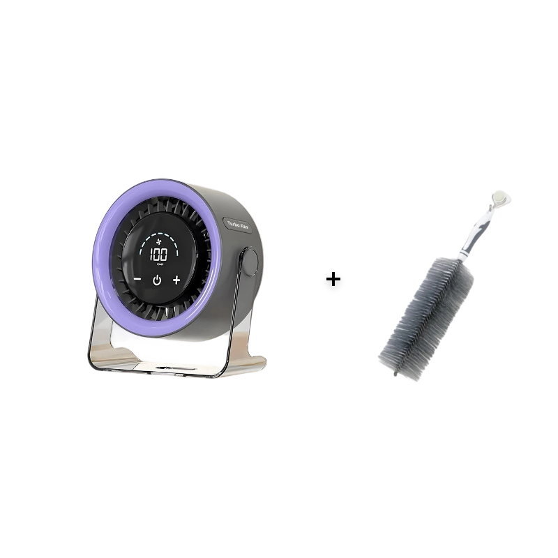 50% RABATT 🌀📊  Mini Tischventilator LED