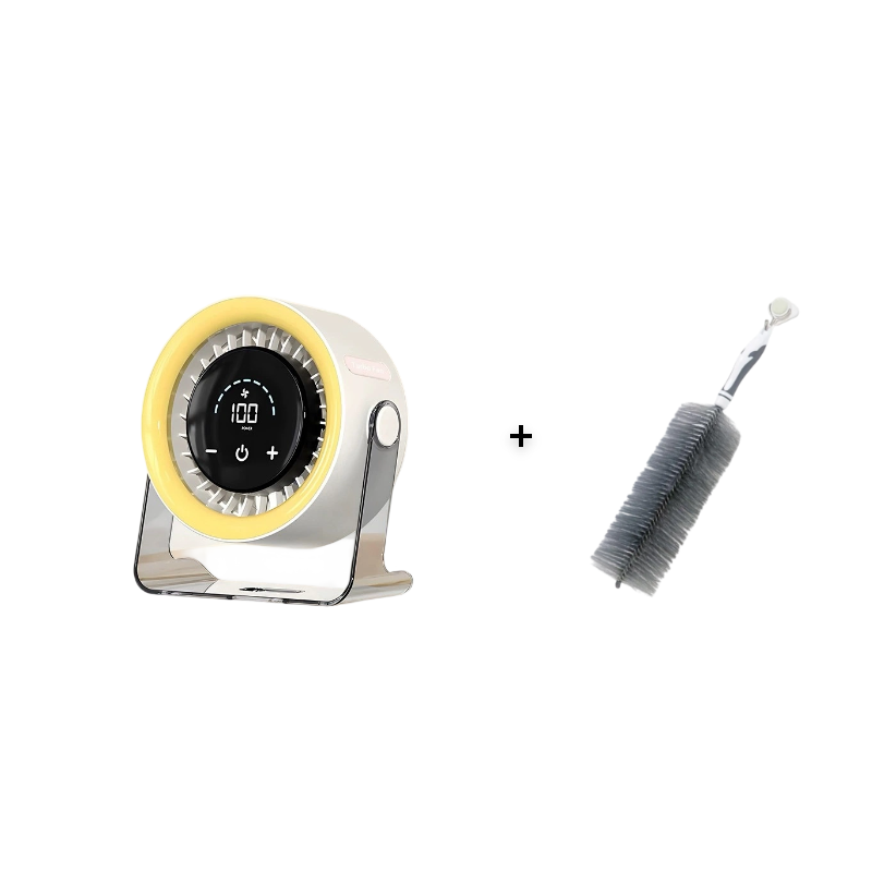 50% RABATT 🌀📊  Mini Tischventilator LED