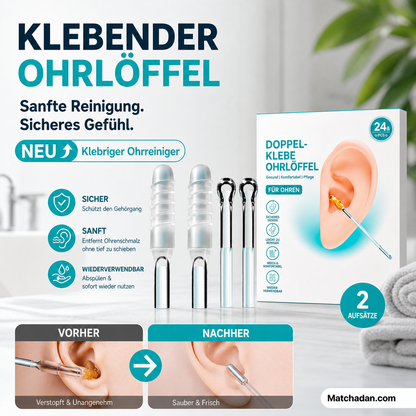 👂✨ Klebestäbchen zur Ohrreinigung