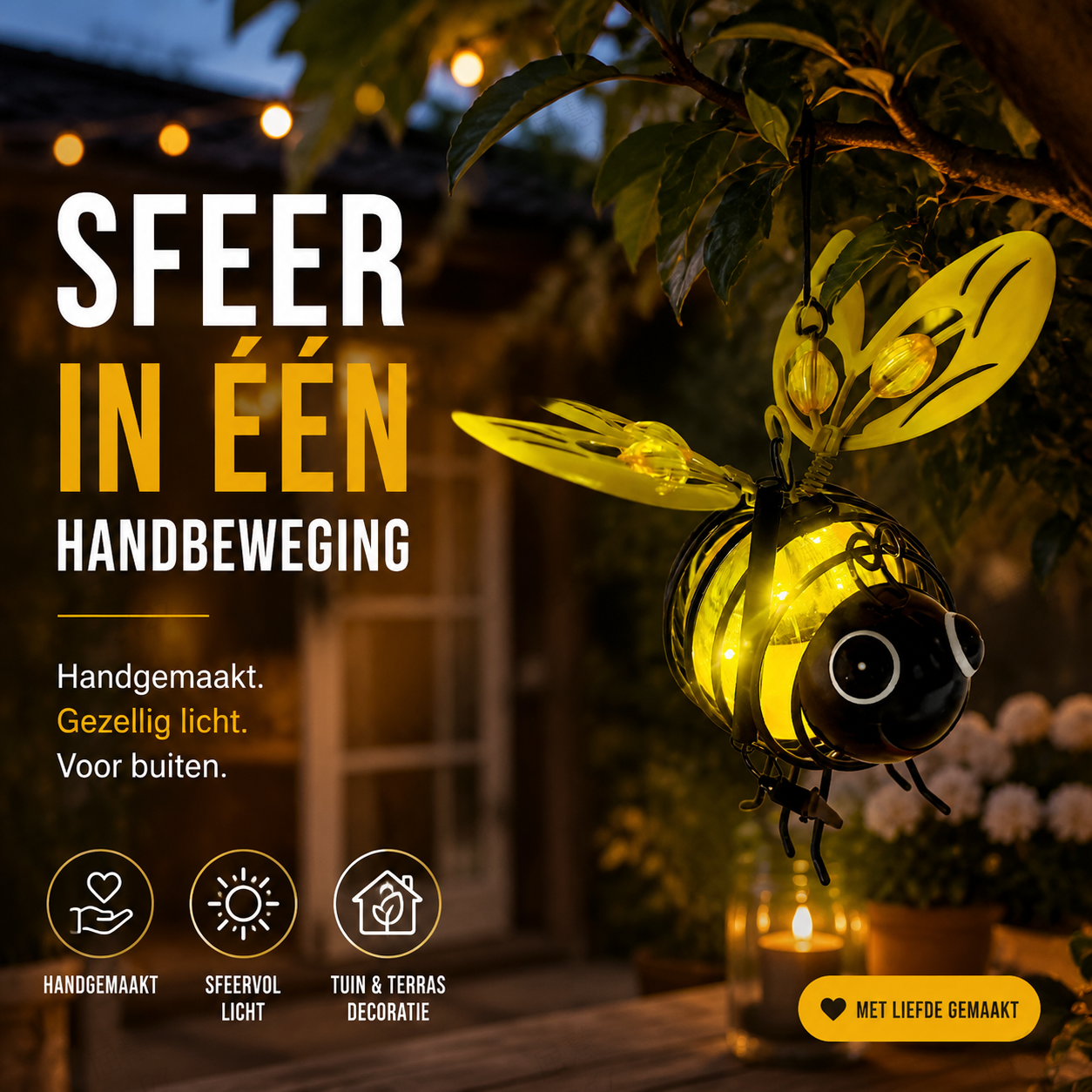 50% RABATT ☀️🐝  Solar Schmetterlingsleuchte