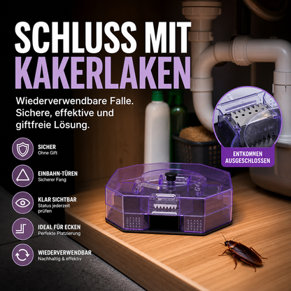 Wiederverwendbare Kakerlakenfalle ✨