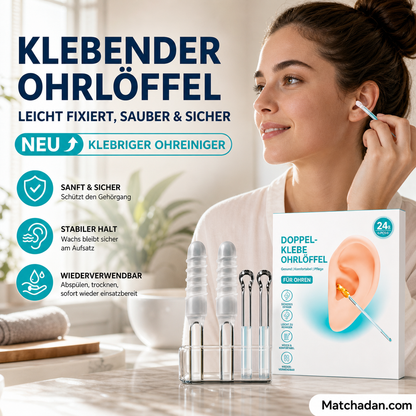 👂✨ Klebestäbchen zur Ohrreinigung
