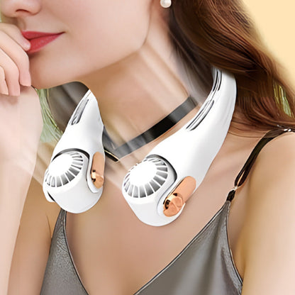 50% RABATT  🌬️☀️ Tragbarer Nackenventilator