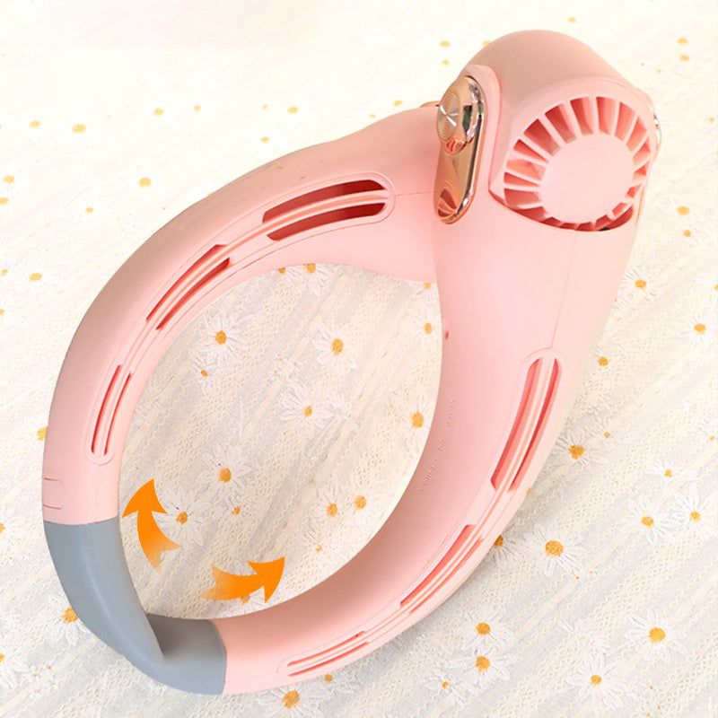 50% RABATT  🌬️☀️ Tragbarer Nackenventilator