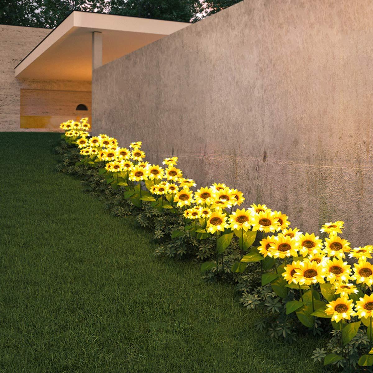 🌞🌻 Solar Sonnenblumenleuchte