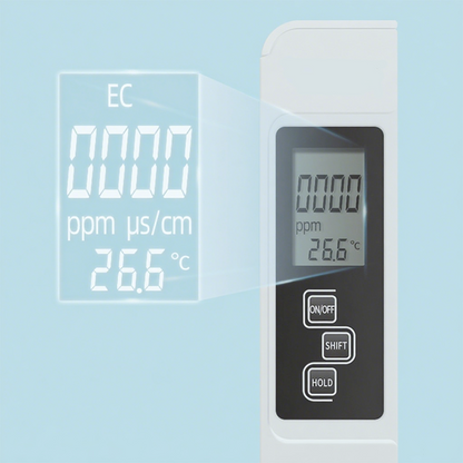 💧🔬 3-in-1 Wasserqualität Tester
