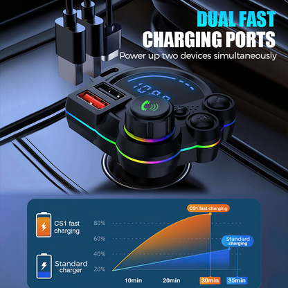 🚗🎵 Bluetooth FM-Transmitter Auto