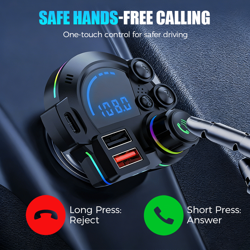 🚗🎵 Bluetooth FM-Transmitter Auto