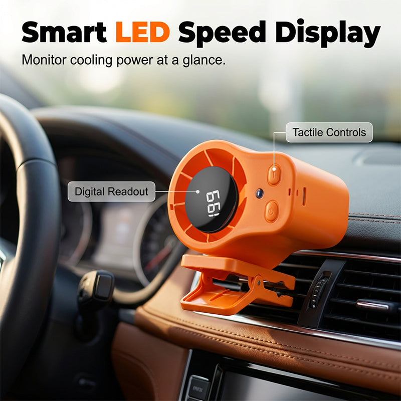50% RABATT 🚗💨 LED Auto-Ventilator