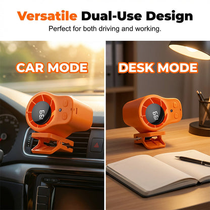 50% RABATT 🚗💨 LED Auto-Ventilator