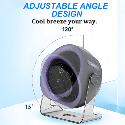 50% RABATT 🌀📊  Mini Tischventilator LED
