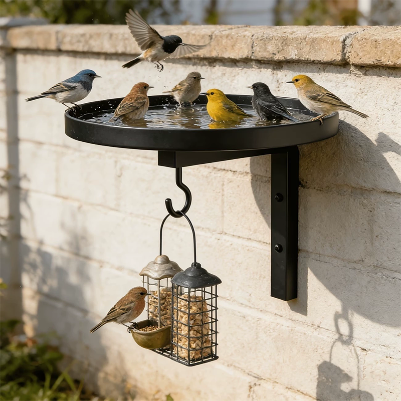 50% RABATT 🐦💧Vogeltränke mit Wandhalterung