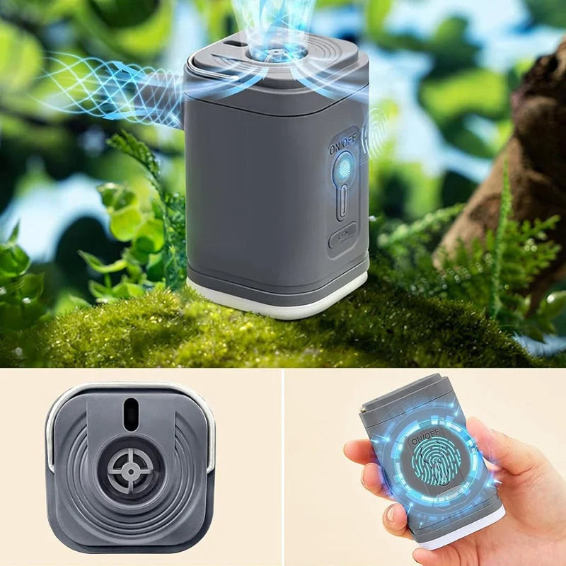 ⛺💨 Wiederaufladbare Camping-Luftpumpe