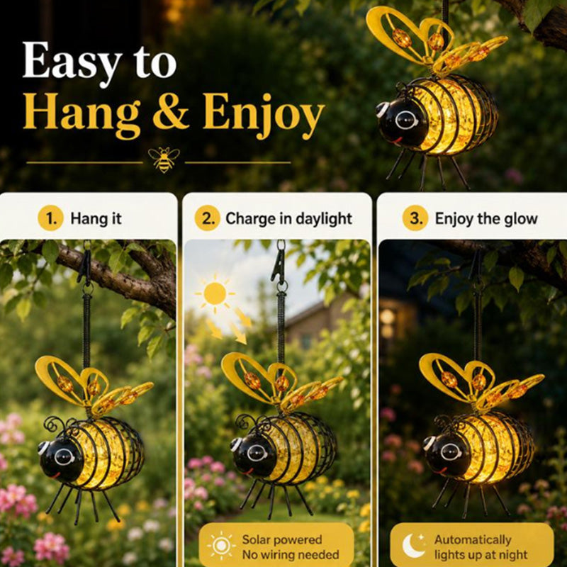 50% RABATT ☀️🐝  Solar Schmetterlingsleuchte