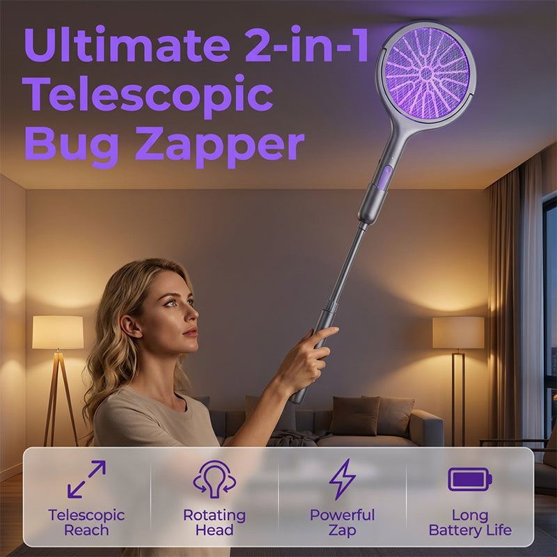 2-in-1 Elektrische Fliegenklatsche 🦟⚡
