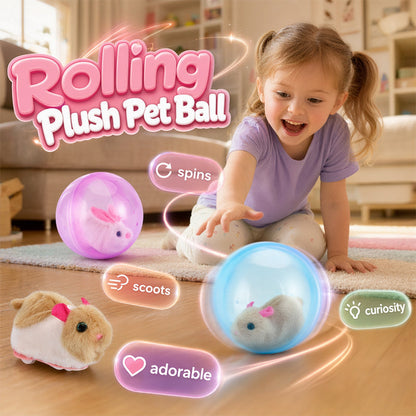 Rollender Plüsch-Spielball 🐱🎾