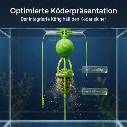 🎣🐟 Bottom-Up Futterkorb-System