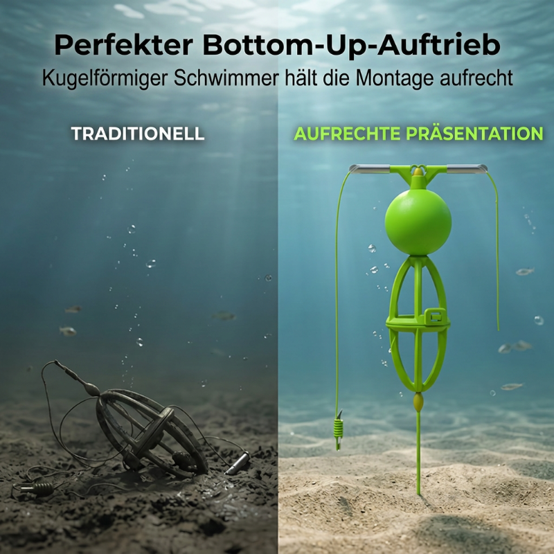 🎣🐟 Bottom-Up Futterkorb-System