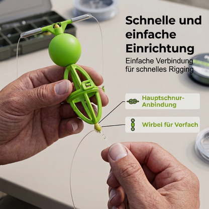 🎣🐟 Bottom-Up Futterkorb-System
